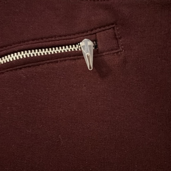 Ralph Lauren burgundy & black pull on track pants SZ L w/pockets active NWOT - Picture 15 of 16